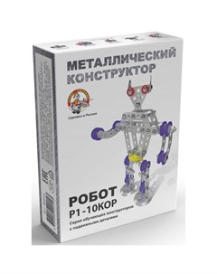 Металлический конструктор с подвижными деталями Робот Р1 Десятое королевство