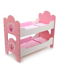 Кроватка для кукол Корона двухъярусная Mary poppins