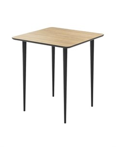 Стол спутник квадро шпон черный 70x74x70 см Woodi