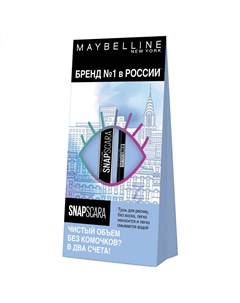 Набор косметики Maybelline тушь для ресниц Snapscara карандаш для глаз 901 Maybelline new york