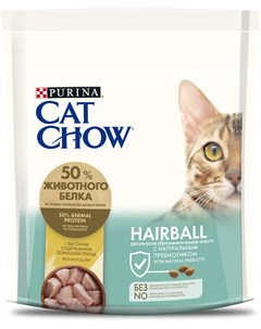 Сухой корм Special Care Hairball Control для контроля образования комков шерсти у кошек 400 г Домашн Cat chow