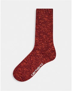 Красные меланжевые тканые носки Ascott Carhartt wip