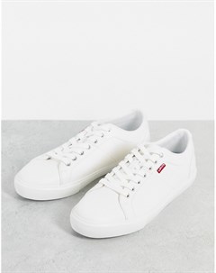 Белые кроссовки с маленьким ярлычком Woodward Levi's®