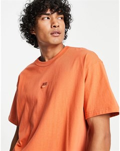 Оранжевая oversized рубашка Premium Essentials Nike