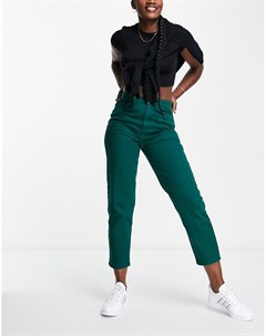 Зеленые зауженные джинсы Urban revivo