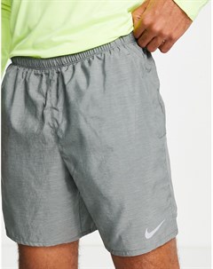 Серые шорты 2 в 1 длиной 7 дюймов Challenger Nike running
