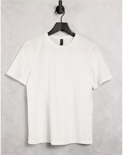 Белая футболка из органического хлопка Y.a.s
