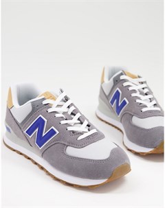 Кроссовки серого синего цвета 574 New balance