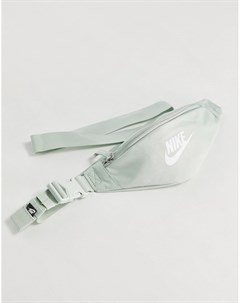 Серо голубая сумка кошелек на пояс Heritage Nike