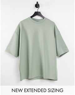 Зеленая oversized футболка Asos design