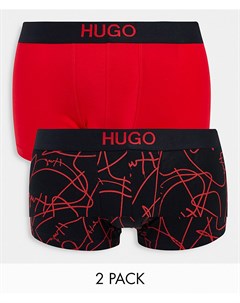 Набор из 2 боксеров брифов черного цвета HUGO Brother Hugo bodywear