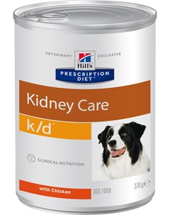 Влажный корм Prescription Diet k d Canine Renal Health диета для собак 0 37 кг Hill`s