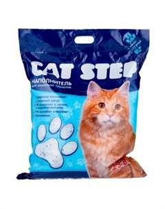 Наполнитель для кошек силикагелевый впитывающий 15 2 л Cat step