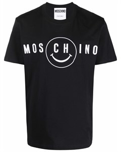 Футболка с логотипом Moschino