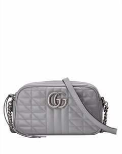 Маленькая стеганая сумка на плечо GG Marmont Gucci