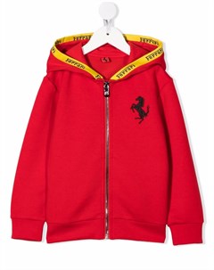 Худи с вышитым логотипом Ferrari kids