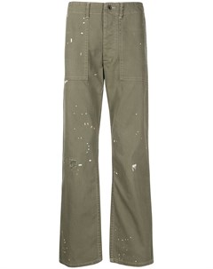 Широкие брюки с эффектом потертости Polo ralph lauren