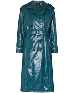Двубортное пальто Brando из искусственной кожи De la vali