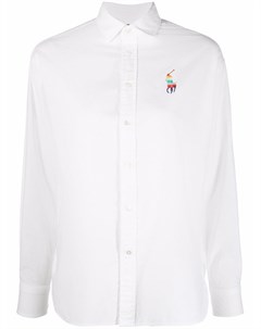 Рубашка с вышитым логотипом Polo ralph lauren