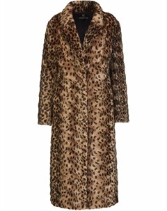Пальто So Long с леопардовым принтом Unreal fur