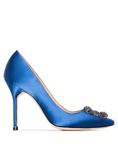 Атласные туфли лодочки Hangisi 105 Manolo blahnik