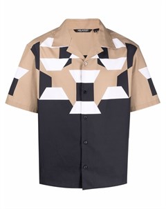 Рубашка с короткими рукавами и геометричным принтом Neil barrett