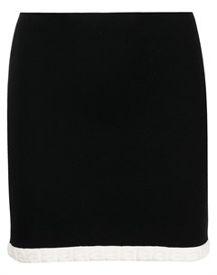Мини юбка с жаккардовым логотипом Alexander wang