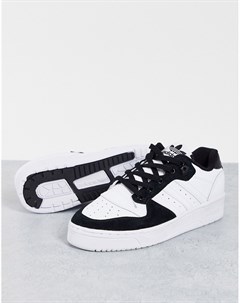 Черно белые низкие кроссовки Rivalry Adidas originals