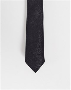 Черный галстук с блестками Asos design