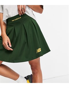 Зеленая плиссированная юбка эксклюзивно для ASOS New balance