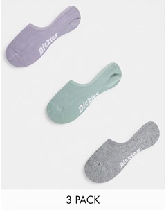 Набор из 3 пар разноцветных носков невидимок Dickies