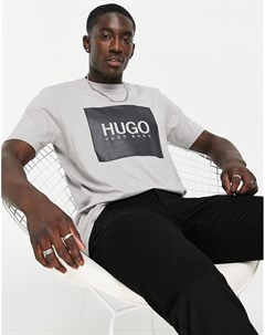 Серая футболка Dolive214 Hugo