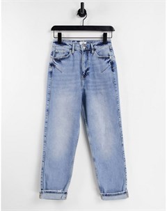 Светло голубые джинсы в винтажном стиле с моделирующим эффектом River island