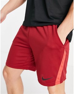 Красные трикотажные шорты Nike training