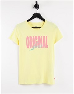Желтая футболка с логотипом спереди Levi's®