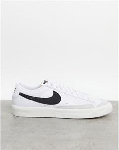Черно белые кроссовки Blazer Low 77 VNTG Nike