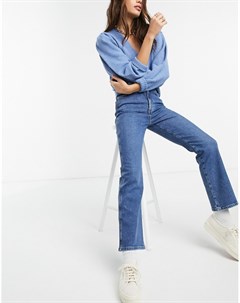 Ярко синие расклешенные джинсы из органического хлопка Crush & other stories