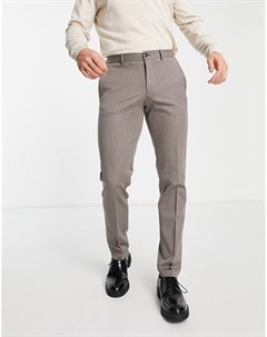 Фактурные песочные брюки узкого кроя Premium Jack & jones