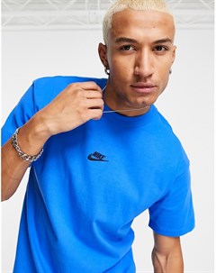 Синяя oversized футболка Premium Essential Nike