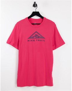 Красная футболка Trail Nike running