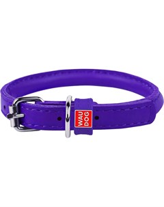 Ошейник для собак Waudog Glamour круглый для длинношерстных 8 мм x 20 25 см фиолетовый Collar