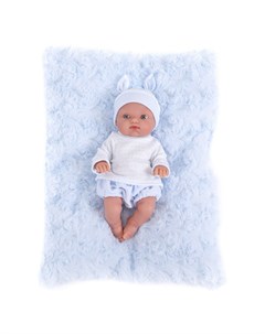 Кукла Пепито Мальчик на голубом одеялке 21 см Antonio juan