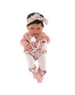 Кукла младенец Беатриц в розовом 42 см Antonio juan
