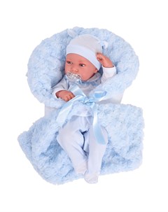 Кукла младенец Эдуардо в голубом 42 см Antonio juan