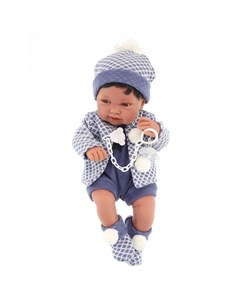Кукла младенец Анжело в голубом 42 см Antonio juan