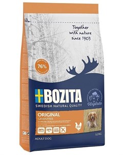 Сухой корм Grain Free Original для взрослых собак 3 2 кг Bozita
