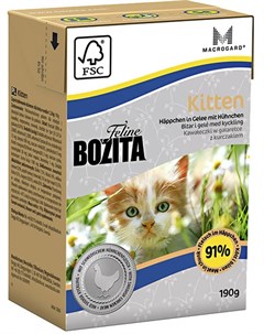 Консервы Feline для котят молодых беременных и кормящих кошек 190 г Bozita