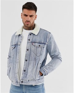 Светлая джинсовая куртка на подкладке из искусственной овчины Levi's®