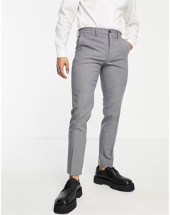 Серые узкие брюки из смесовой эластичной шерсти Premium Jack & jones