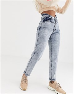 Мраморные джинсы в винтажном стиле Missguided